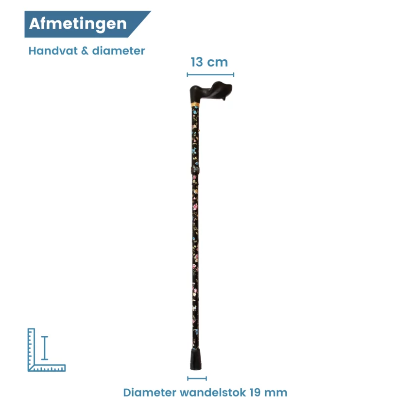 Durchmesser des Wanderstocks, ergonomisch, Blumen