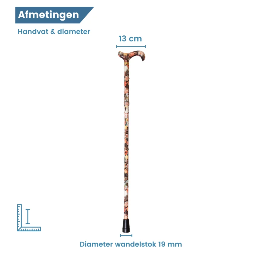 Durchmesser des Wanderstocks