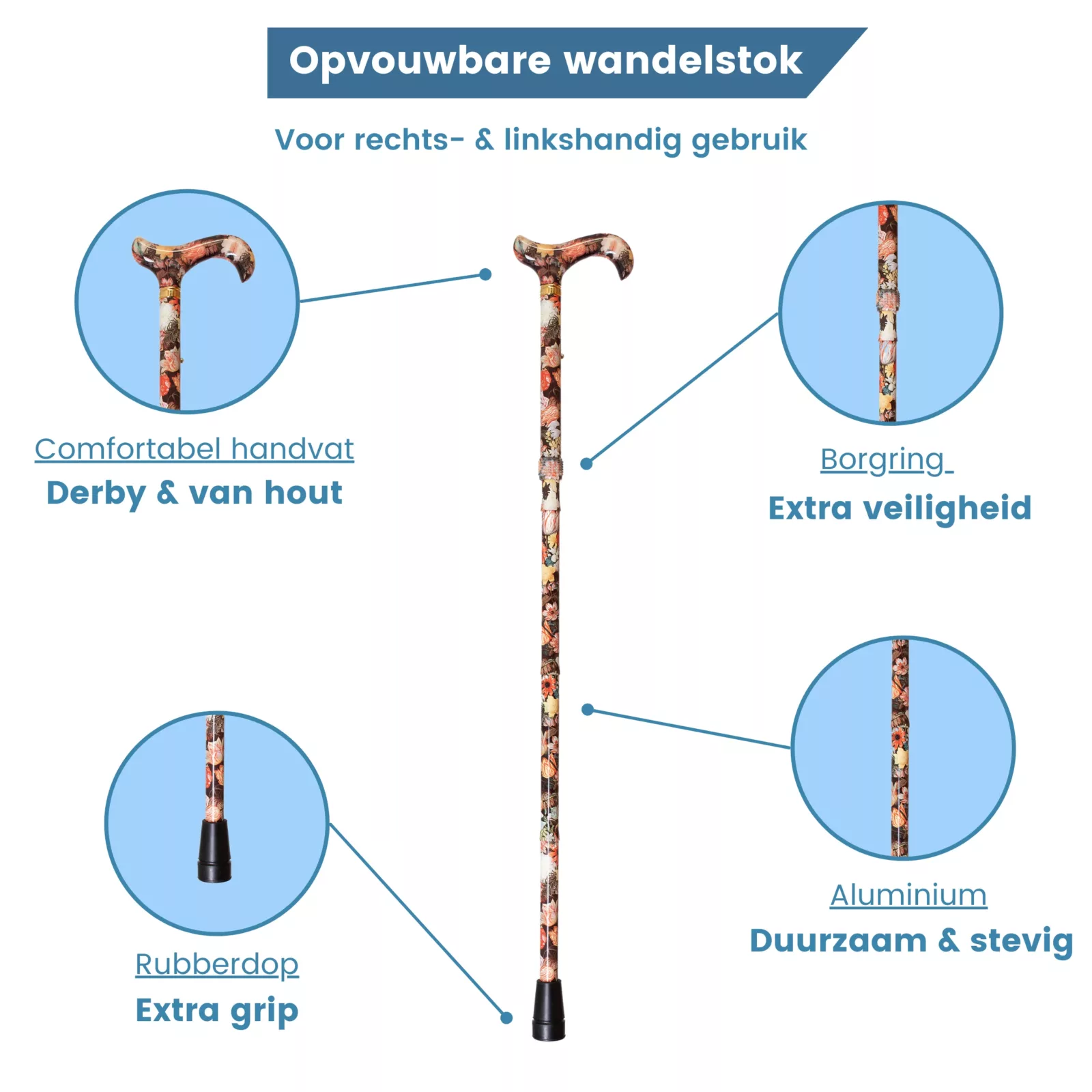 USP-Gehstock faltbar