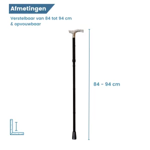 Abmessungen des verchromten Griffs