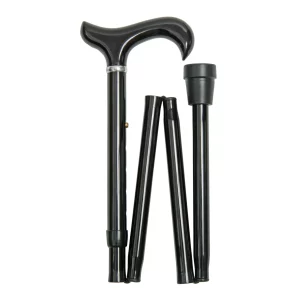 Faltbarer Gehstock XL schwarz