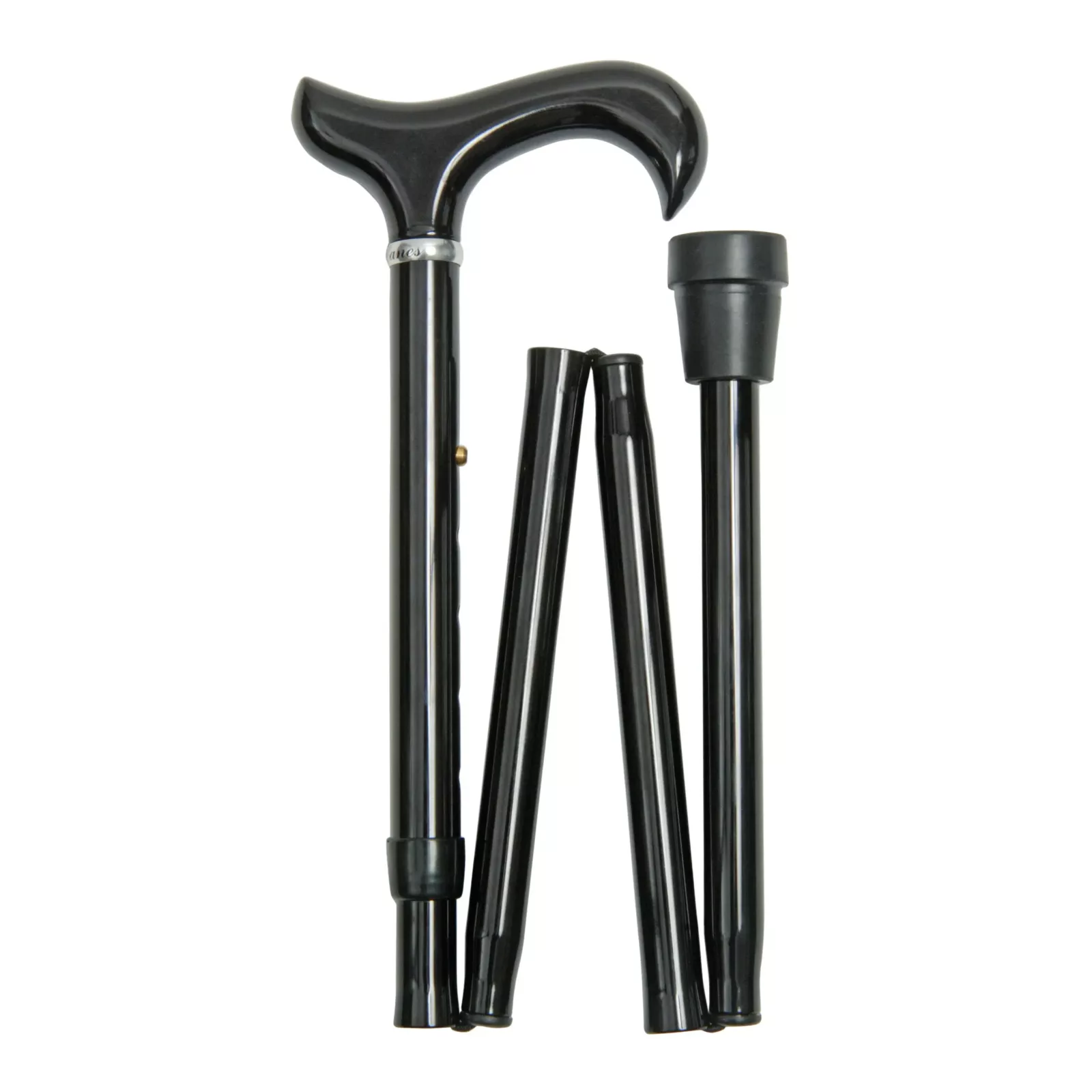 Faltbarer Gehstock XL schwarz