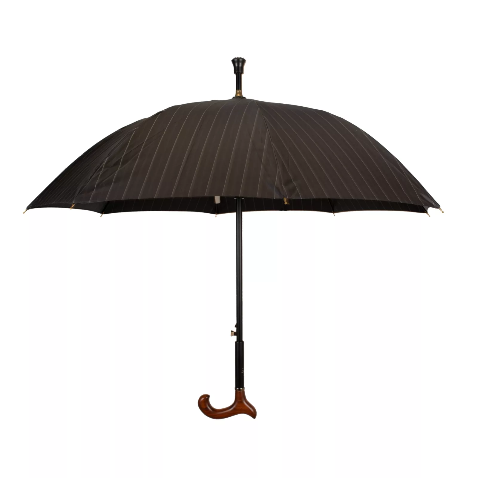 Schirmstock, 78 cm lang, dunkelgrau (ausgeklappt)