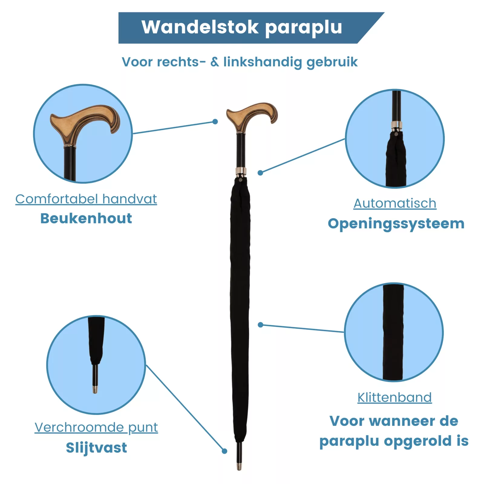 USP-Bild: Wanderstock und Schirmstock