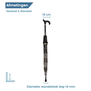 Schirmstock-Durchmesser