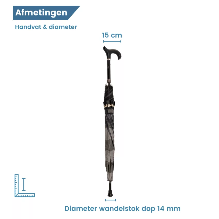 Schirmstock-Durchmesser