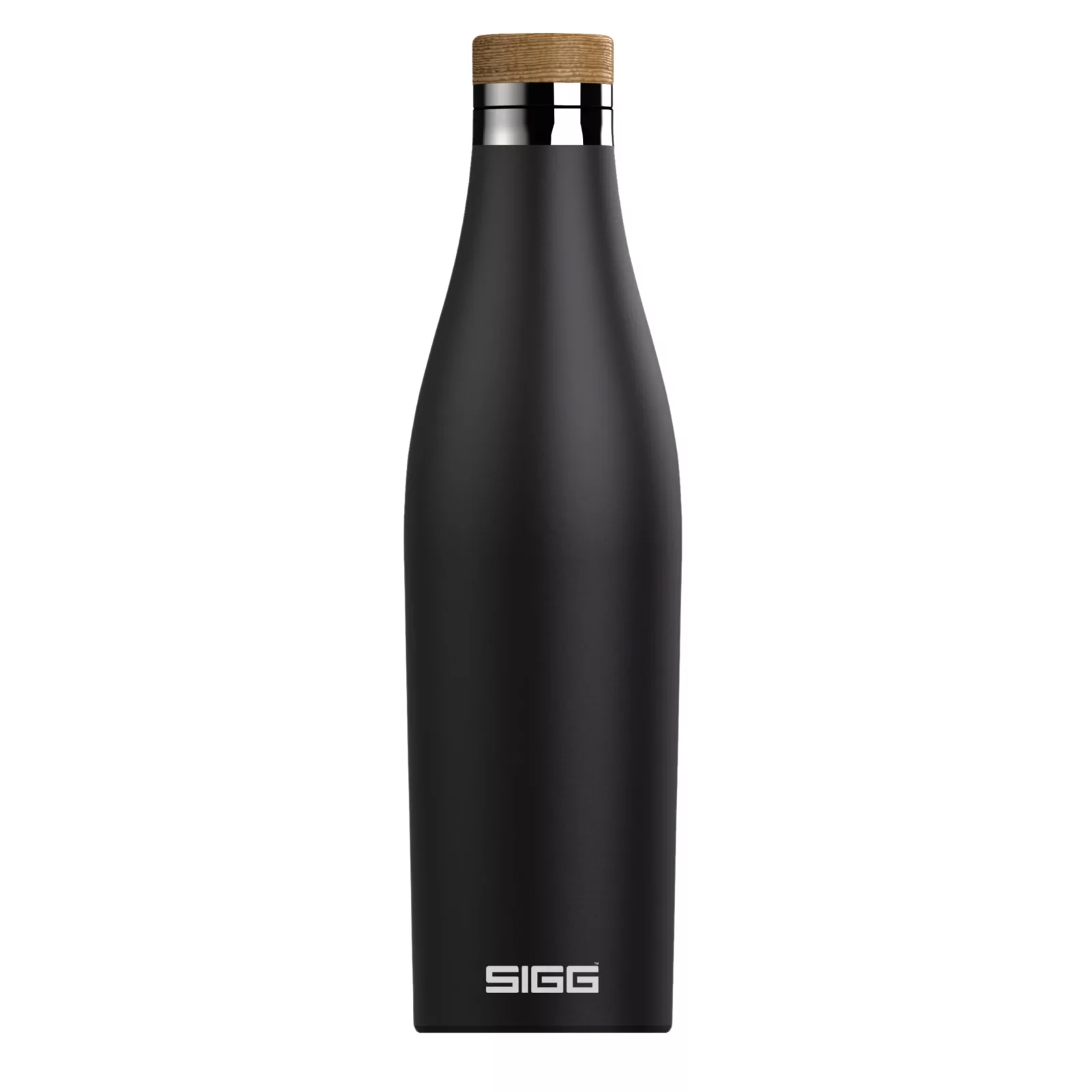 Thermosflasche Meridian schwarz