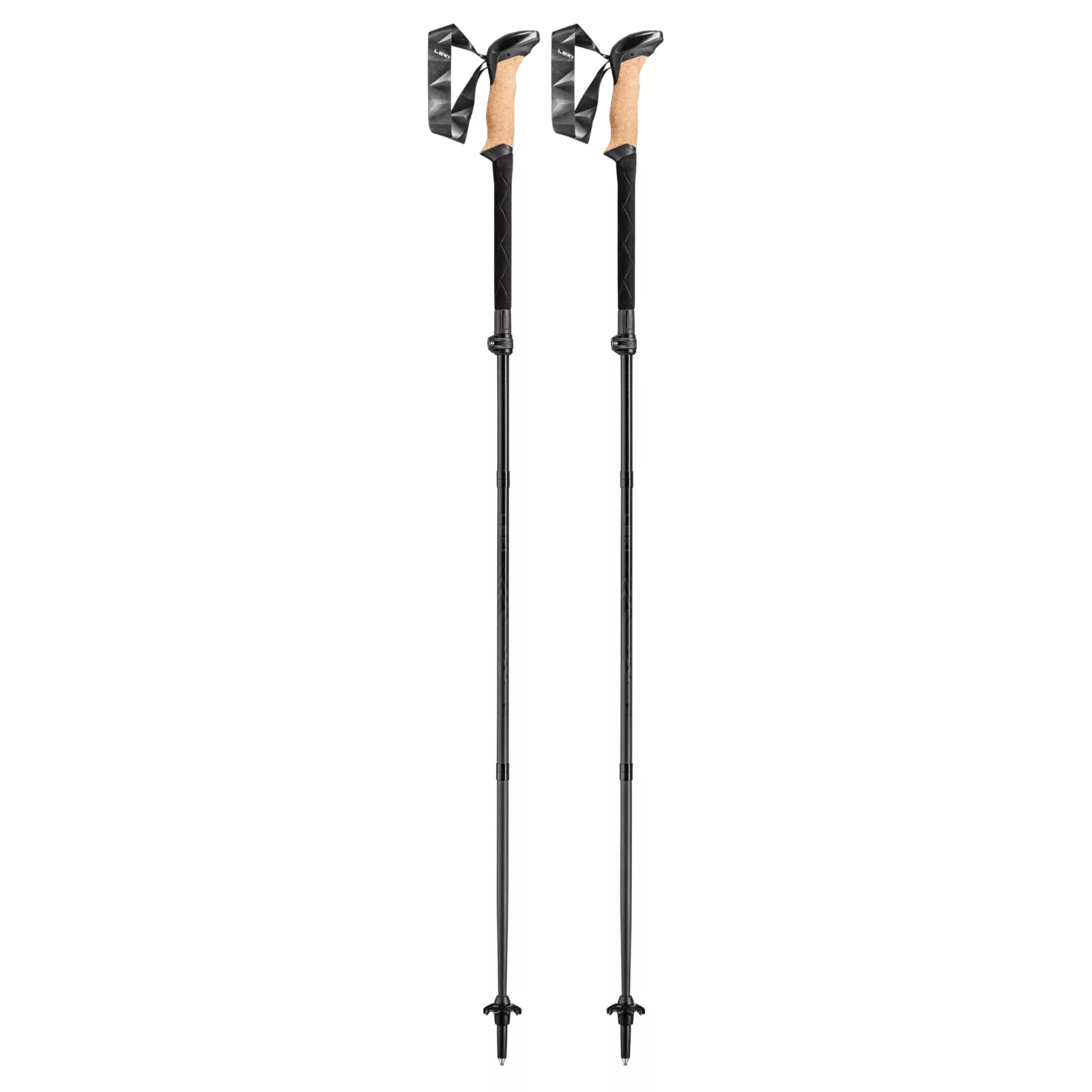 Trekkingstöcke Black Series Carbon, faltbare Trekkingstöcke