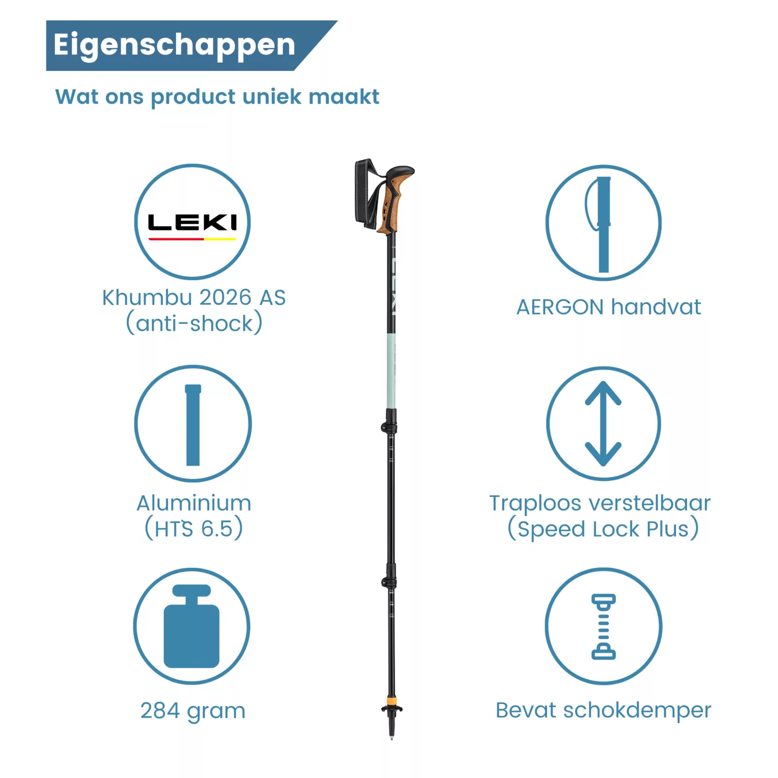 Trekkingstöcke Khumbu 2026 antishock Eigenschaften