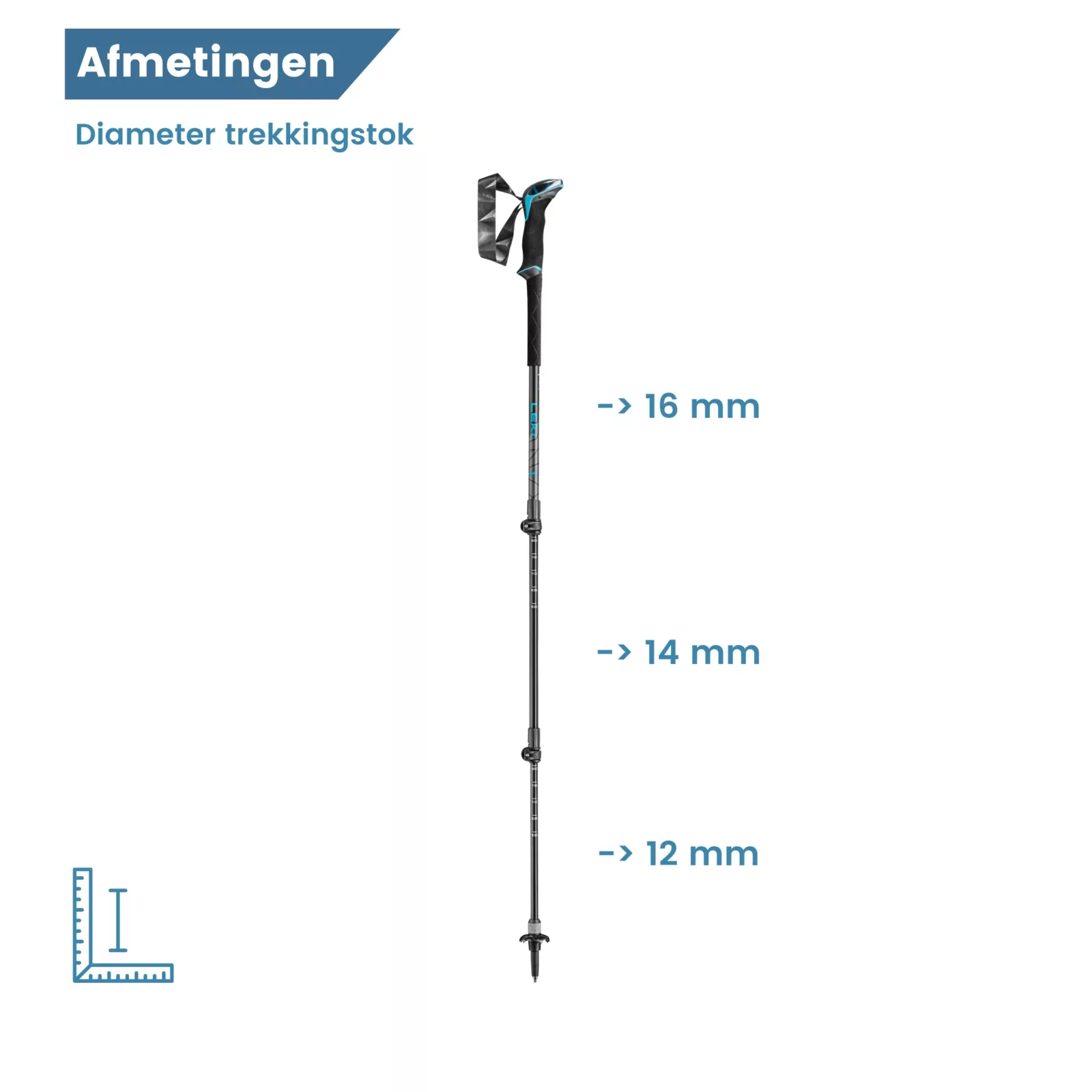 Wanderstöcke Makalu antishock leicht