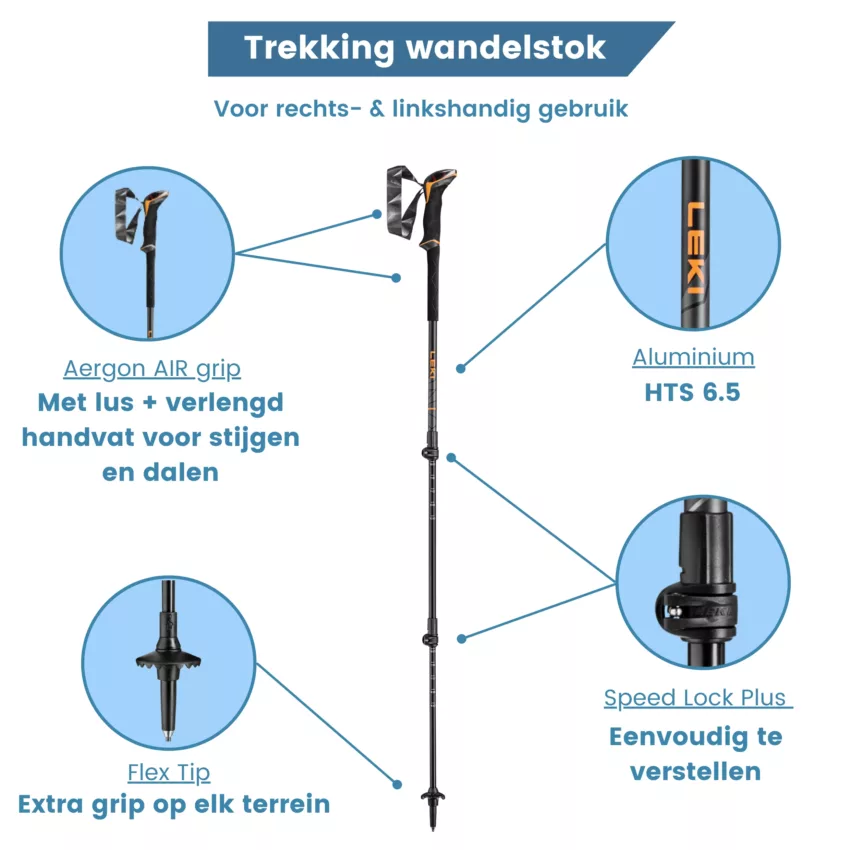 Eigenschaften eines Wanderstocks für die Berge