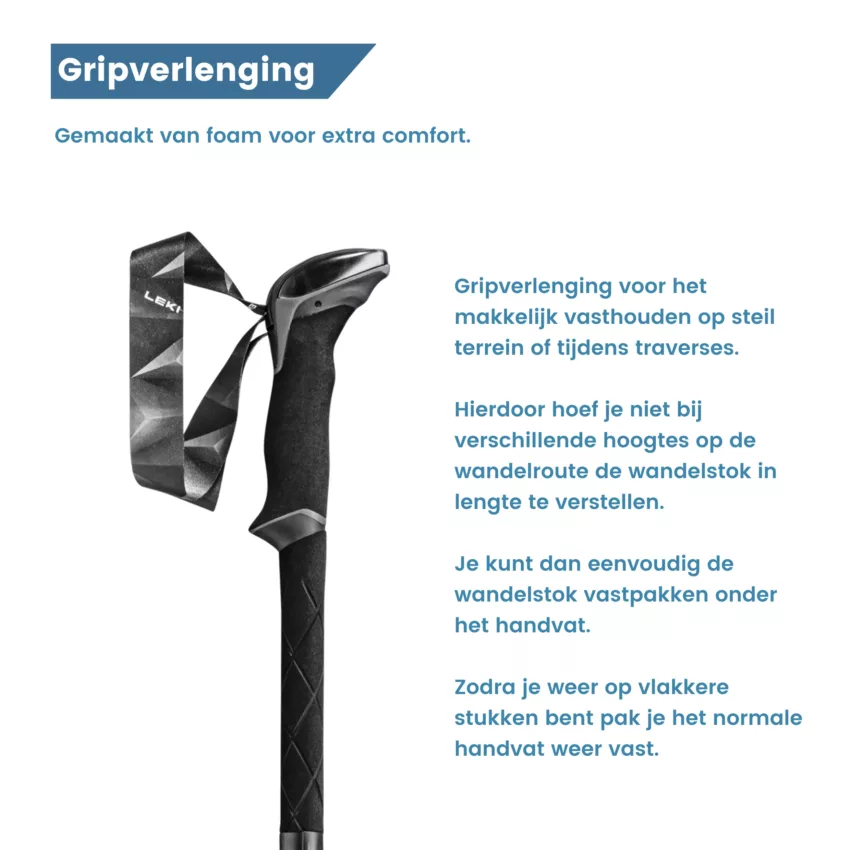 Griffverlängerung für Makalu Carbon-Wanderstock