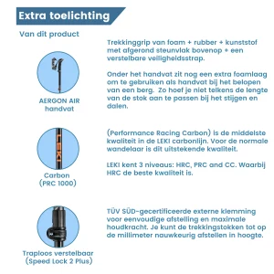 Zusätzliche Erläuterung zum Makalu Carbon-Faltbaren Gehstock