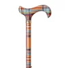 Classic Canes Ausziehbarer Gehstock – Bunter Tartan