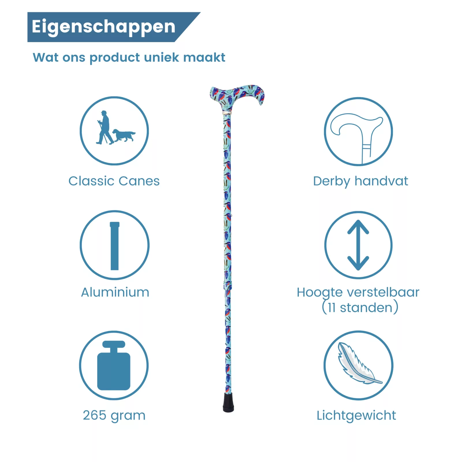 Eigenschaften des Wanderstocks