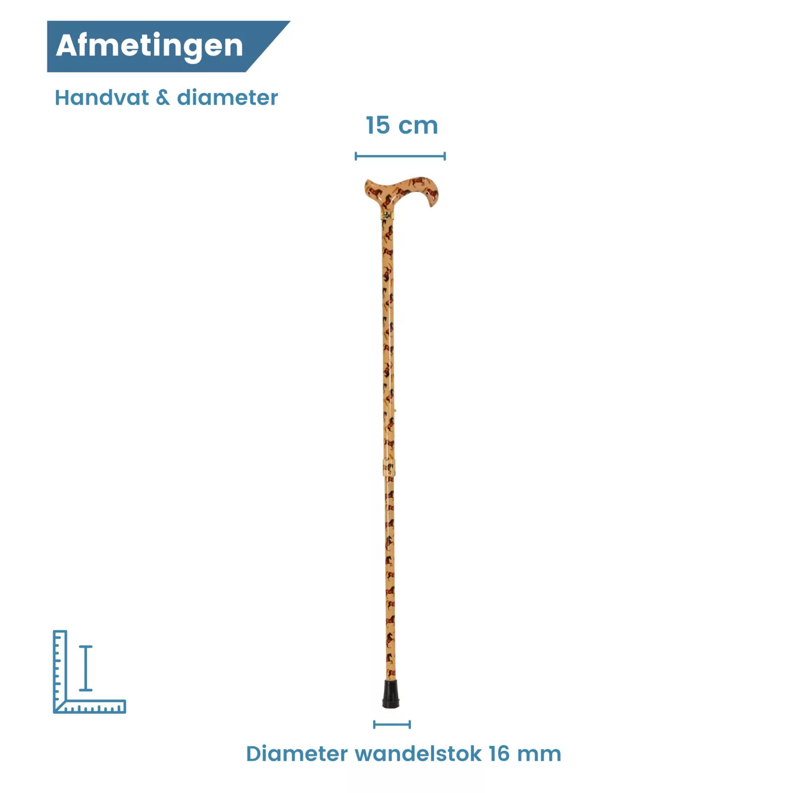 höhenverstellbarer Gehstock Whistlejacket Durchmesser