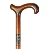 Classic Canes Wanderstock aus Buchenholz – Gefräster Kragen