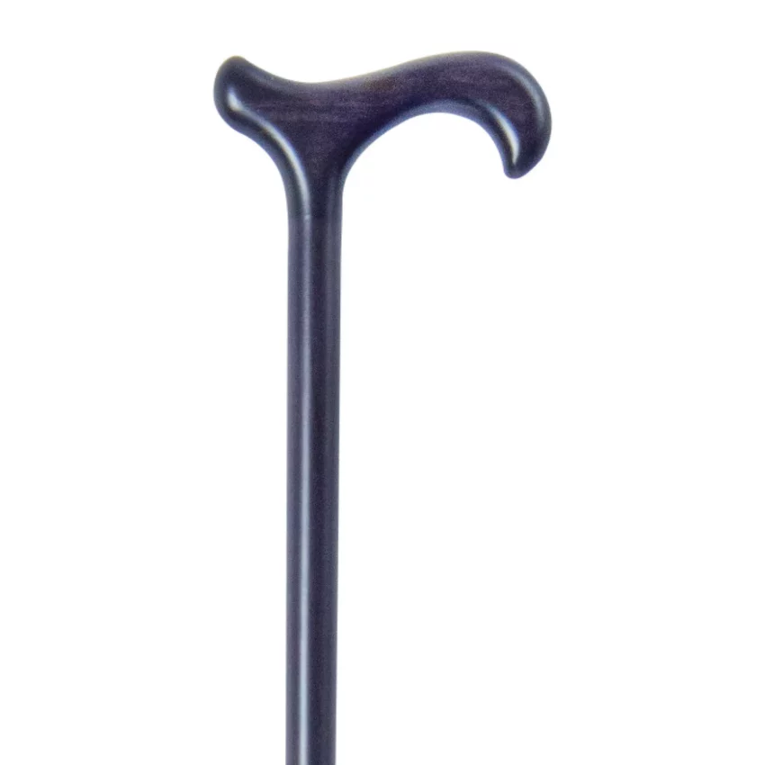 Gehstock aus Buchenholz, marineblau