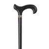 Classic Canes Gehstock aus Buchenholz – Schwarz – Art-Deco-Knauf