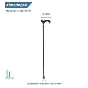 Durchmesser des Wanderstocks