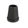 Gastrock Stock-Gummipuffer – Schwarz – Mit Stahleinsatz – 16 mm