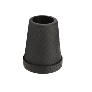 Stock-Gummipuffer mit Stahleinsatz, schwarz, 16 mm