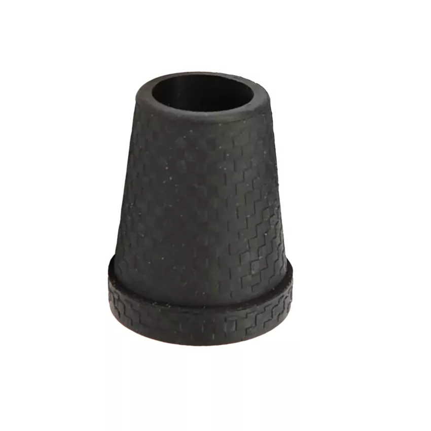 Stock-Gummipuffer mit Stahleinsatz, schwarz, 16 mm