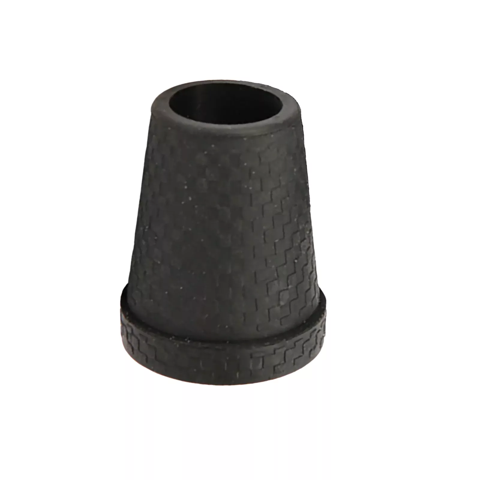 Stock-Gummipuffer mit Stahleinsatz, schwarz, 16 mm