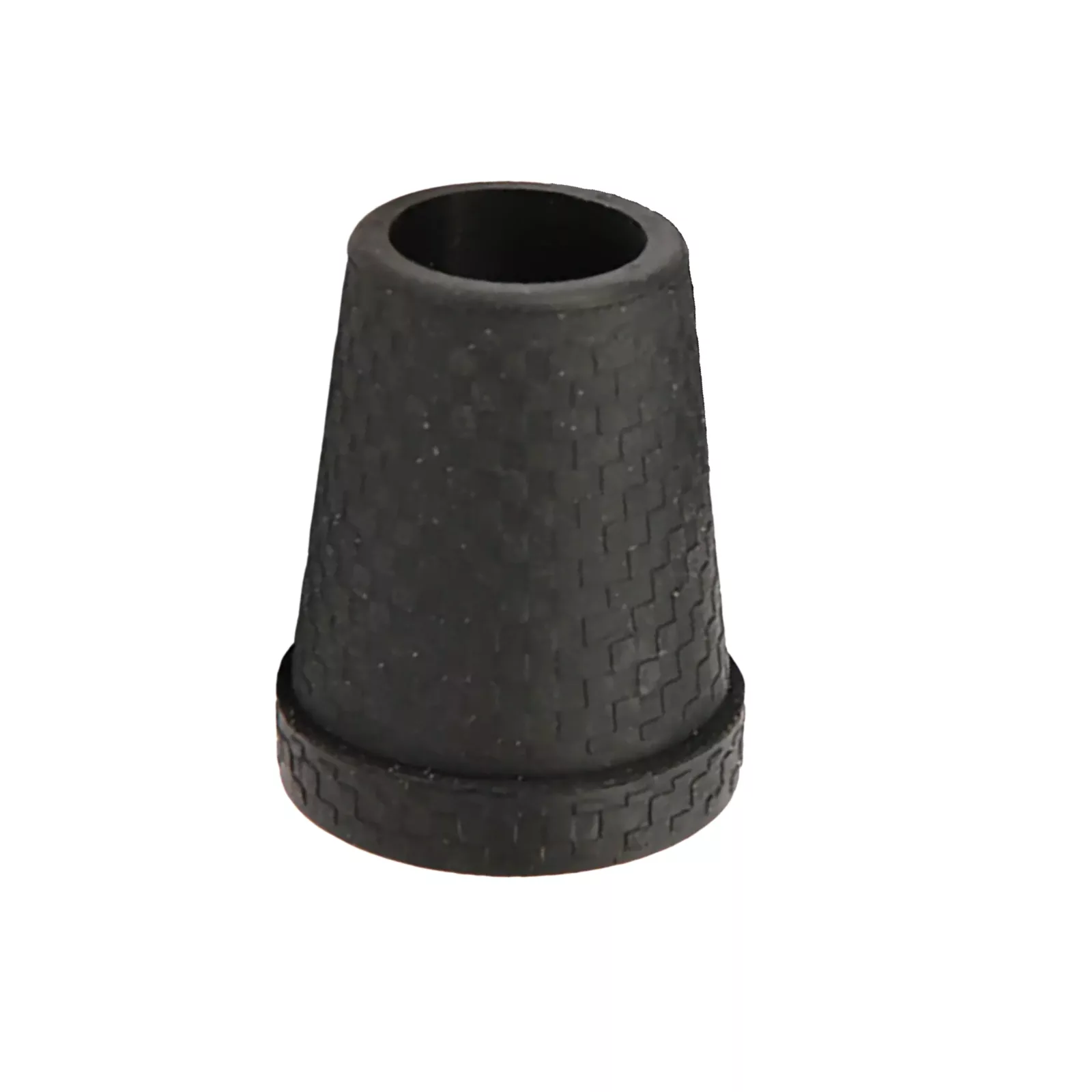 Stock-Gummipuffer mit Stahleinsatz, schwarz, 18 mm