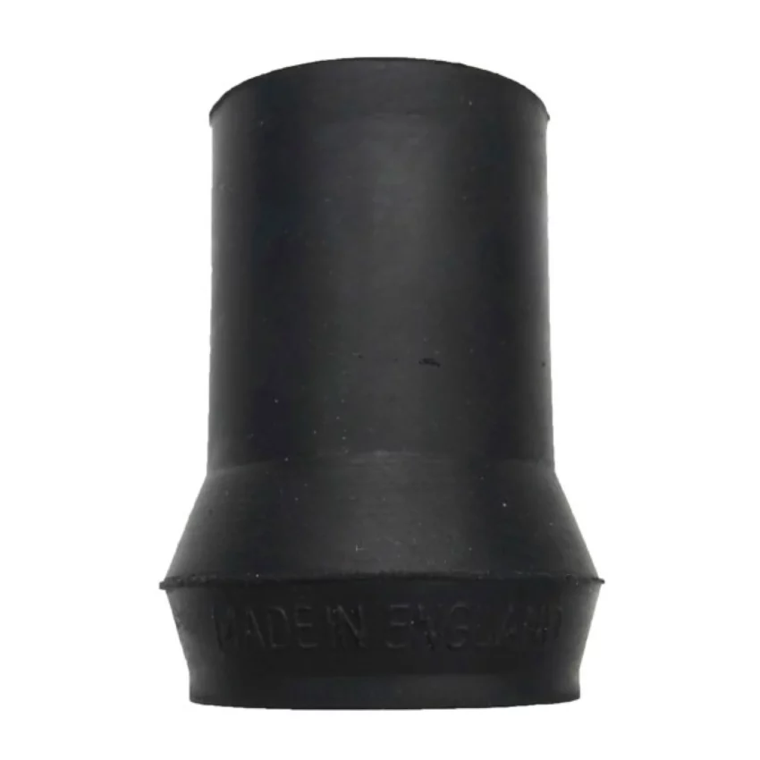 Schwarzer Stock-Gummipuffer für Wanderstock, 19 mm, Typ D