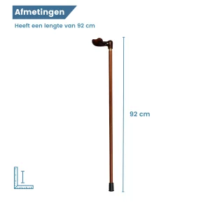 Länge des Wanderstocks: 92 cm