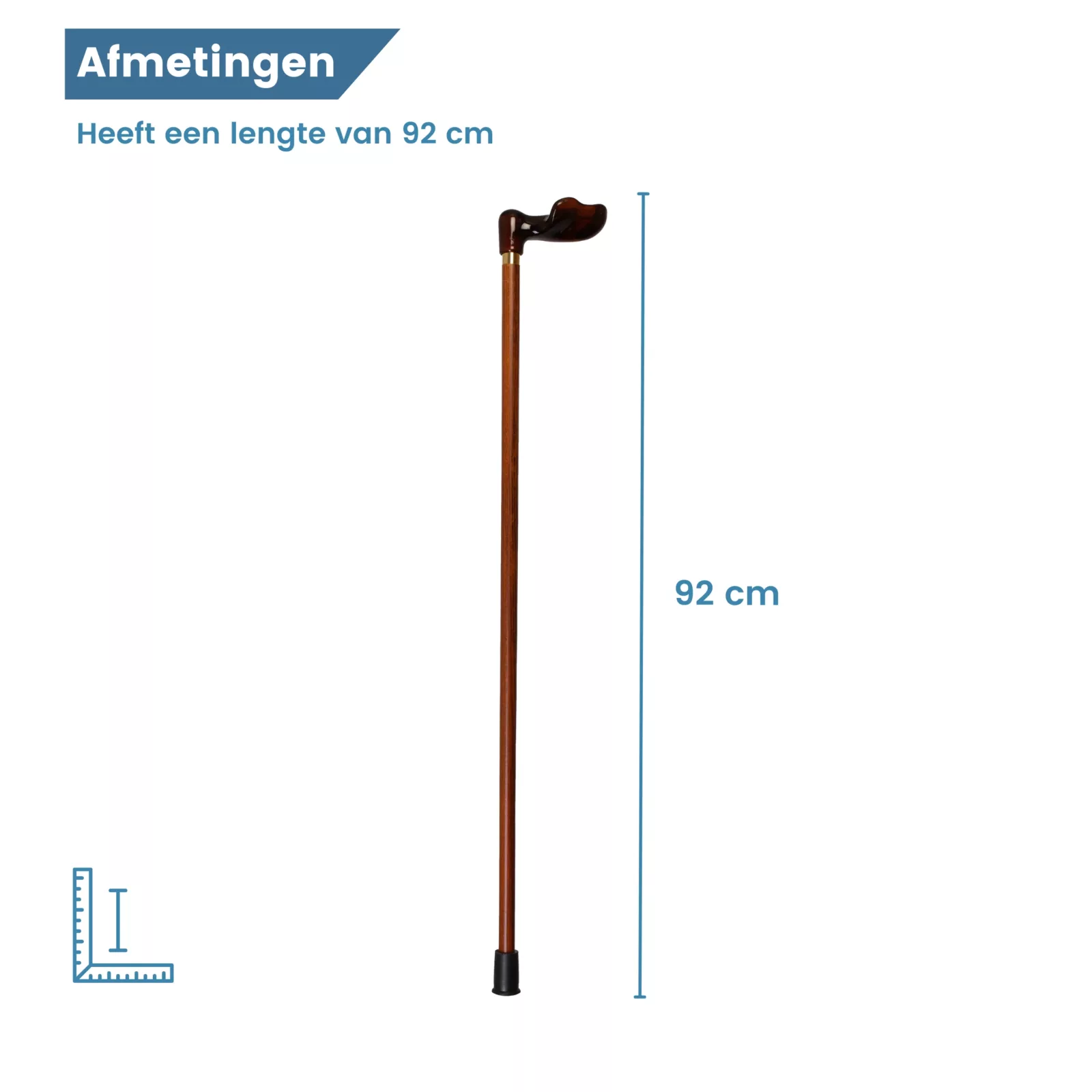 Länge des Wanderstocks: 92 cm