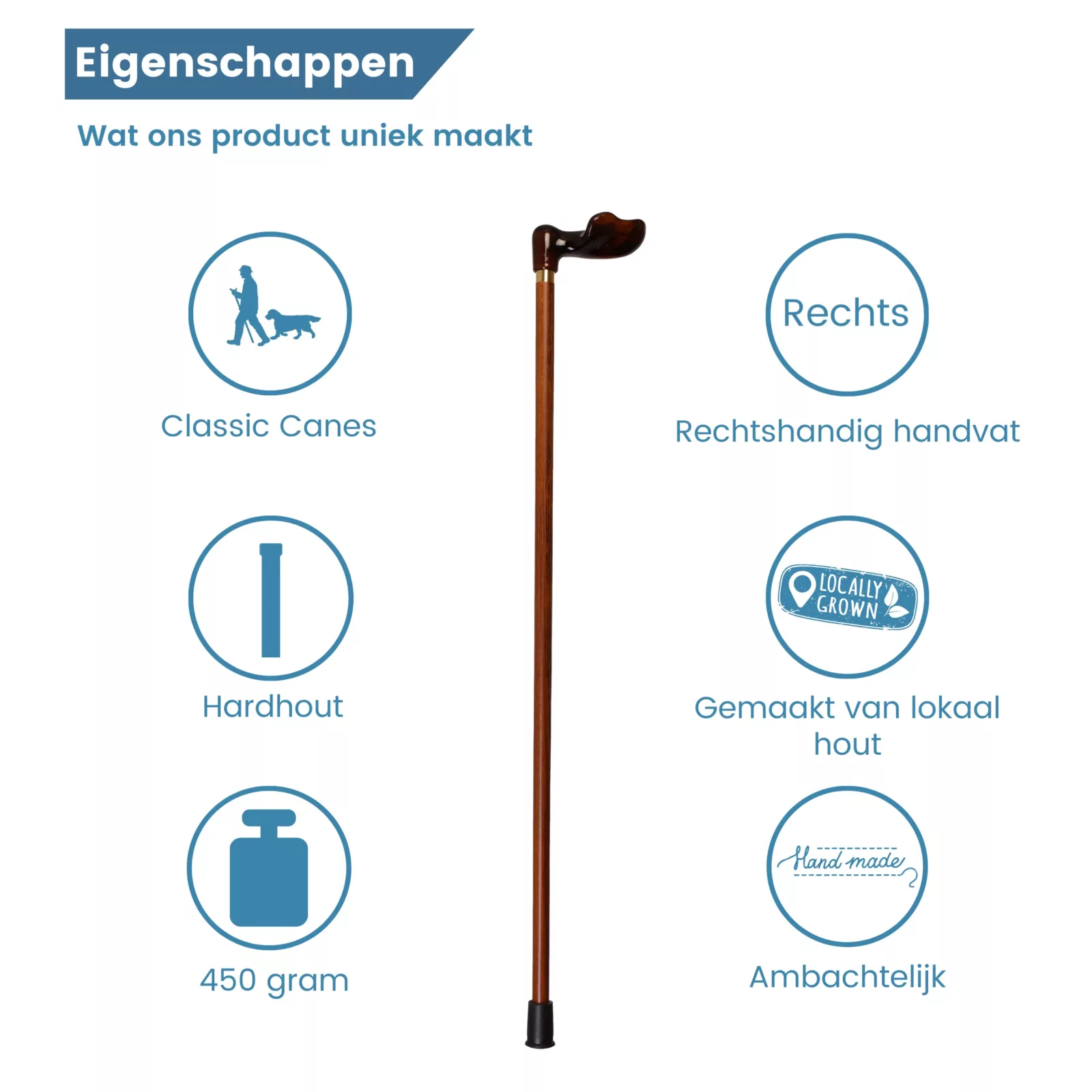Eigenschaften des Wanderstocks