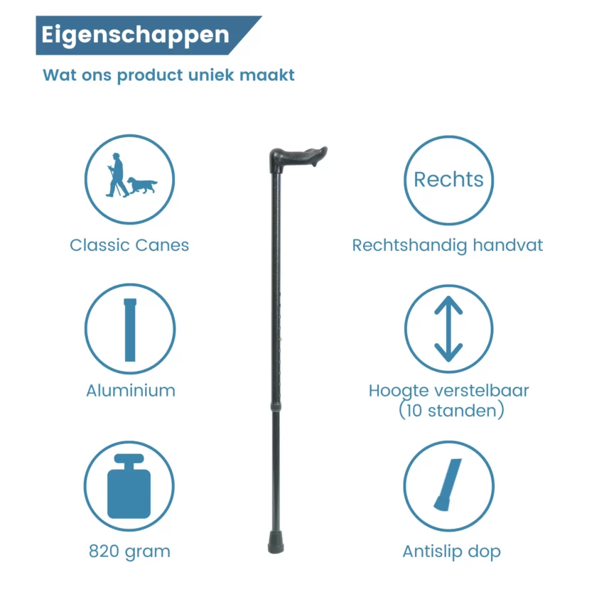 Eigenschaften des Wanderstocks
