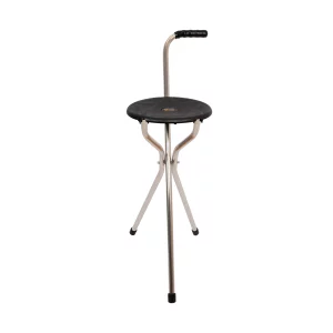 Dreibein Stock mit Sitz