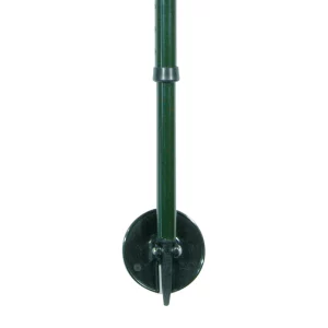 Stabiler Gehstock mit sitz, grün