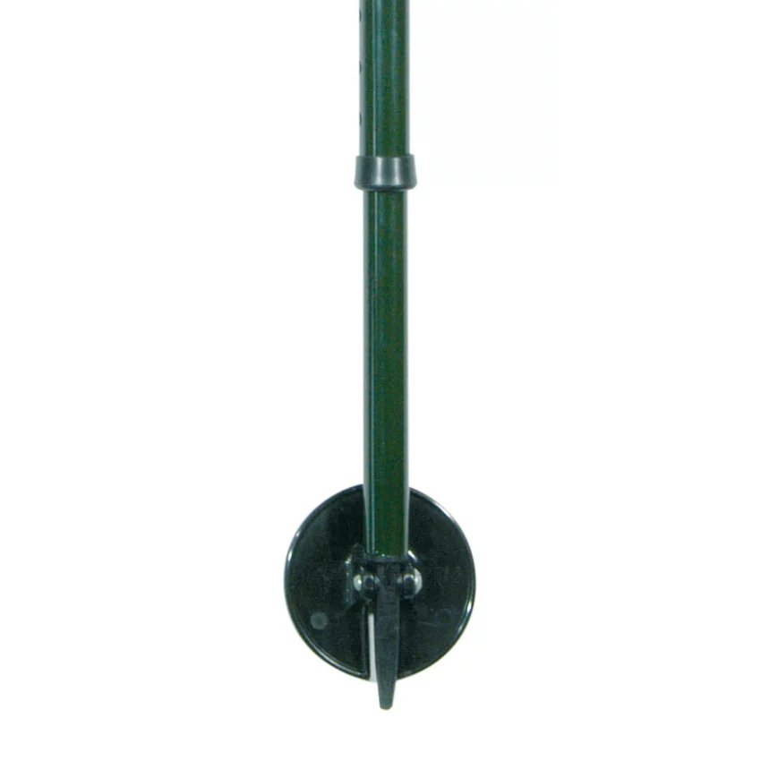 Stabiler Gehstock mit sitz, grün