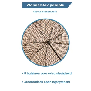 Regenschirm mit stabilem Innenwerk
