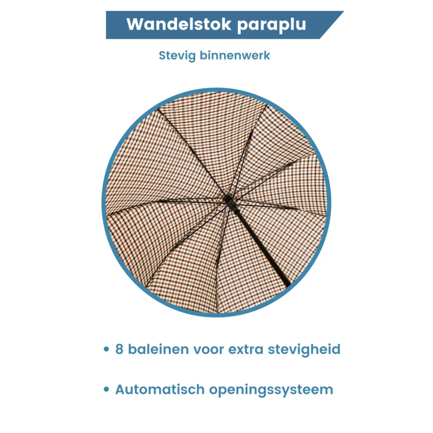 Regenschirm mit stabilem Innenwerk