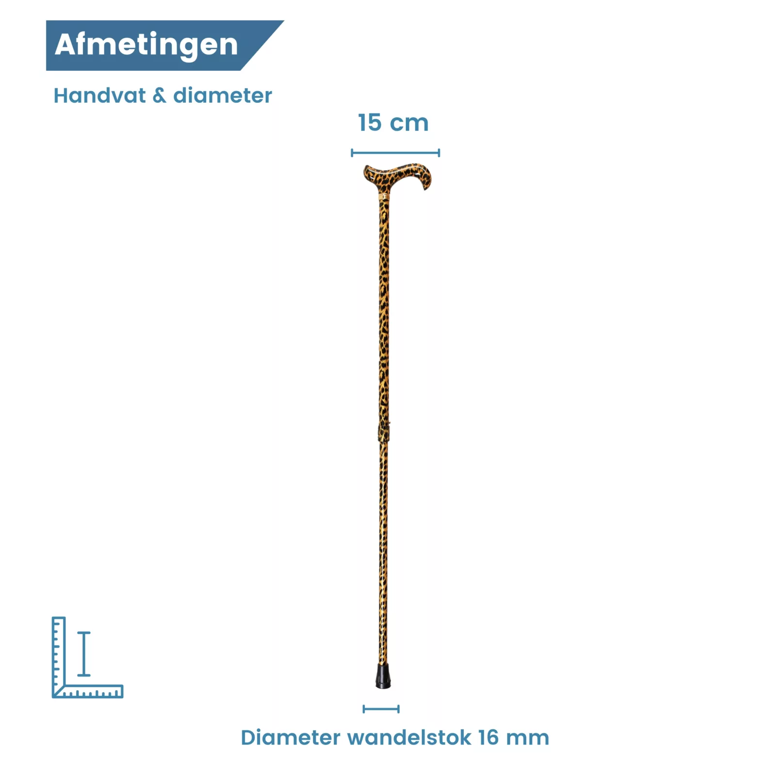 verstellbar, goldfarbener Leopard, Durchmesser