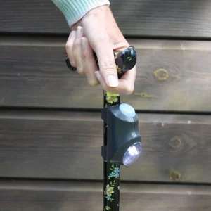 verstellbarer Wanderstock mit LED-Lampe