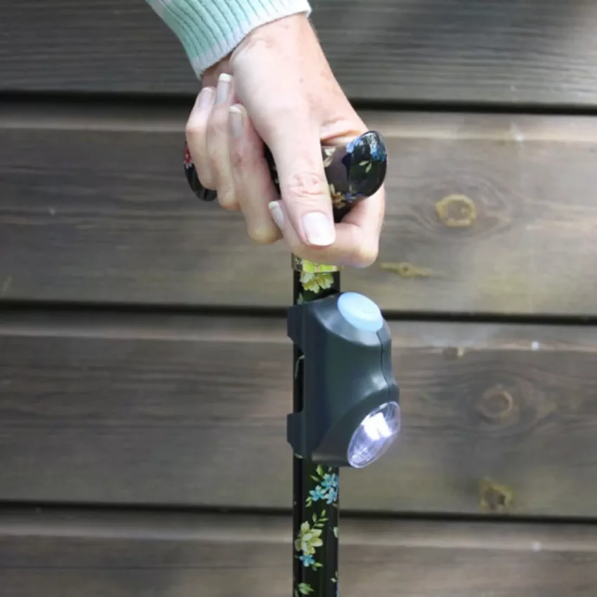 verstellbarer Wanderstock mit LED-Lampe