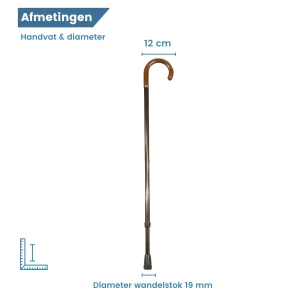Extra langer Wanderstockdurchmesser