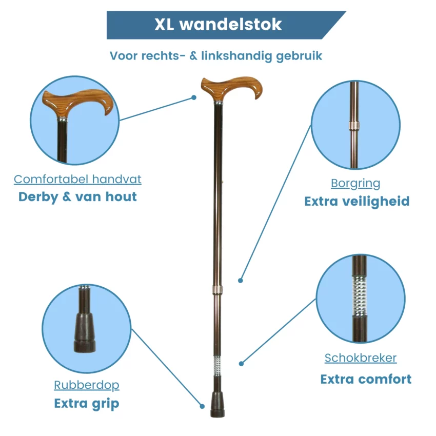 verstellbarer Wanderstock XL