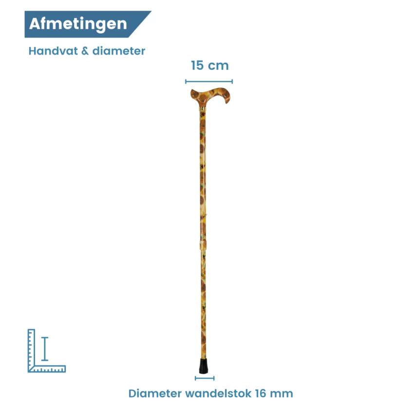 Durchmesser des Wanderstocks