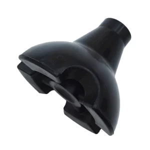 schwarze Kappe 19 mm