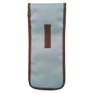 hellblaue Stocktasche für Wanderstöcke