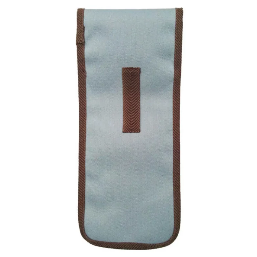 hellblaue Stocktasche für Wanderstöcke