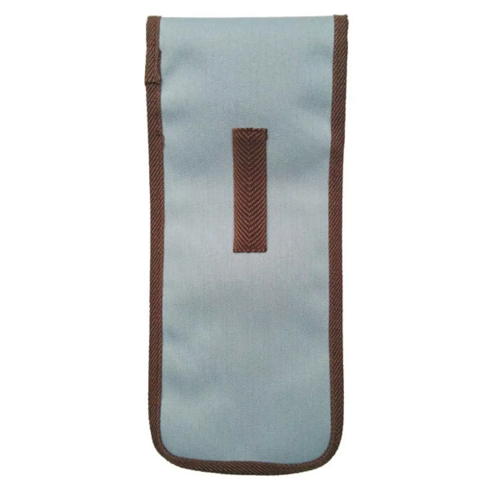 hellblaue Stocktasche für Wanderstöcke
