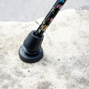 Schwarzer Stock-Gummipuffer 19 mm